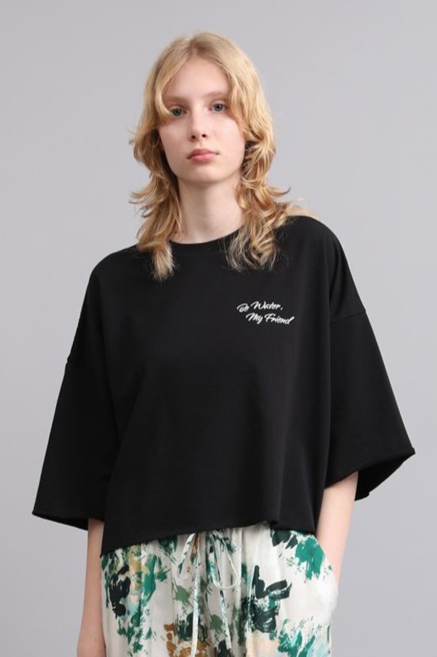 【サクラ/SACRA】のファインコットンフリースポイントプリントトップス 人気、トレンドファッション・服の通販 founy(ファニー) 　ファッション　Fashion　レディースファッション　Fashion for Women　トップス・カットソー　Cut & Sew Tops　シャツ・ブラウス・オフィスカジュアル　Elegant Blouses & Button-Ups　ロングTシャツ・Tシャツ　Longline T-Shirts & Tees　カットソー・ベーシックTシャツ　Cut-and-Sewn Tops / Stretch Tees & Basics　カットソー　Cut and Sewn Top　クロップド　Cropped, Short Length　スリーブ　Sleeve, Long Sleeve / Short Sleeve　ハーフ　Half, Half-Length　バランス　Balance, Style Balance　フィット　Fit, Slim Fit　ロング　Long, Long-Length　エレガント 上品　Elegant　other-8|ID: prp329100004904718 ipo3291000000036714656