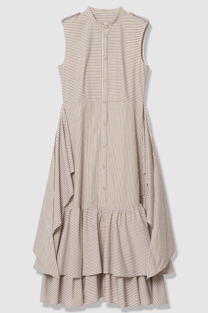 【アルアバイル/allureville】の【LOULOU WILLOUGHBY】レイヤードレープワンピース インテリア・キッズ・メンズ・レディースファッション・服の通販 founy(ファウニー) https://founy.com/ ファッション Fashion レディースファッション Fashion for Women ワンピース Dresses チュニック Tunic Tops & Dresses ストライプ Stripe, Striped Pattern チュニック Tunic, Long Top ティアード Tiered, Tiered Style ドレープ Drape, Draping Fabric フロント Front, Front Design |ID: prp329100004904730 ipo3291000000036714757