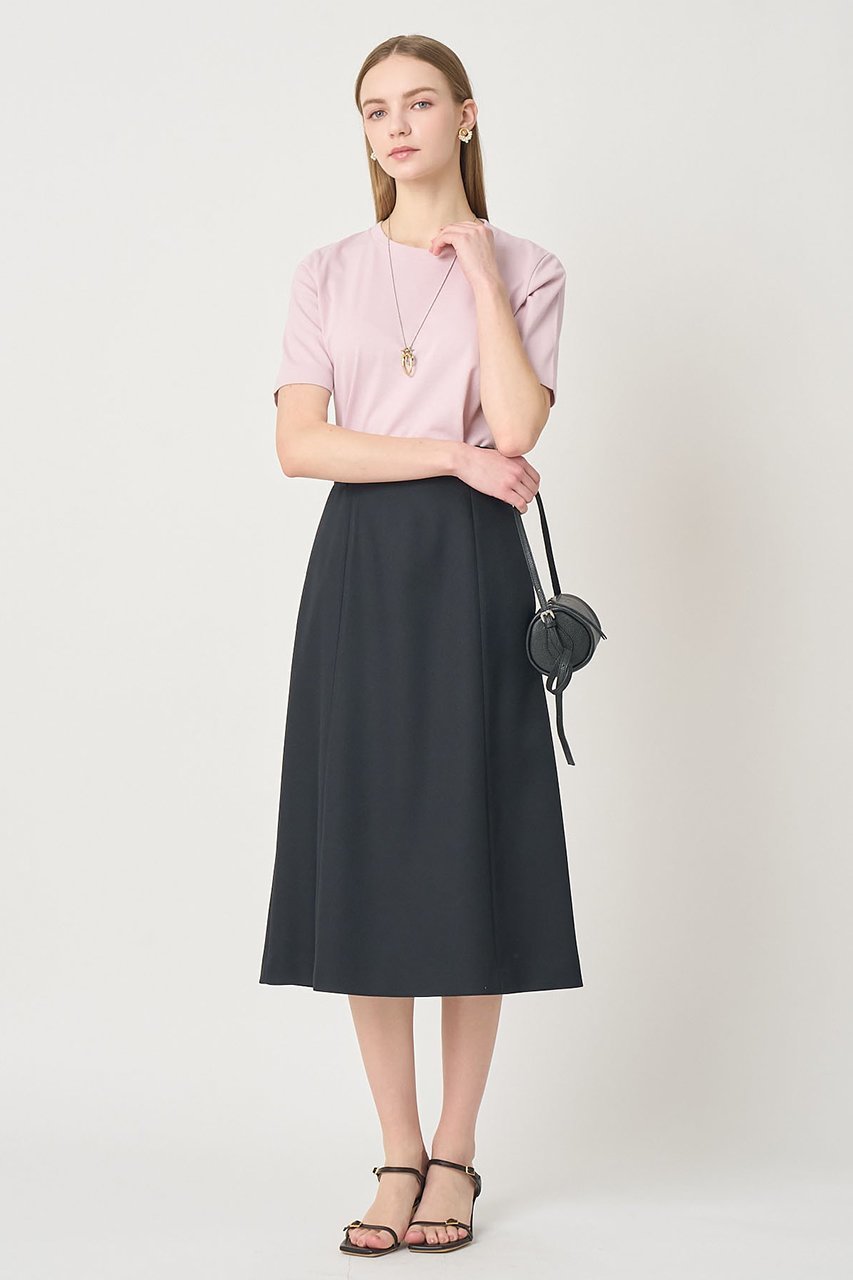 【アナイ/ANAYI】のコットン天竺半袖レギュラー プルオーバー 人気、トレンドファッション・服の通販 founy(ファニー) 　ファッション　Fashion　レディースファッション　Fashion for Women　トップス・カットソー　Cut & Sew Tops　シャツ・ブラウス・オフィスカジュアル　Elegant Blouses & Button-Ups　ロングTシャツ・Tシャツ　Longline T-Shirts & Tees　カジュアルプルオーバー・ニットトップス　Pullovers & Knit Tops / Casual Pullovers　カットソー・ベーシックTシャツ　Cut-and-Sewn Tops / Stretch Tees & Basics　イタリア　Italy　巾着　Drawstring Bag, Kinchaku　ショート　Short, Short Length　スリーブ　Sleeve, Long Sleeve / Short Sleeve　ドレープ　Drape, Draping Fabric　定番　Standard, Basic Item　バランス　Balance, Style Balance　パターン　Pattern, Design Print　ベーシック　Basic, Essential　半袖　Short Sleeve, Half Sleeve　レギュラー　Regular, Standard Fit　other-4|ID: prp329100004904735 ipo3291000000036714806