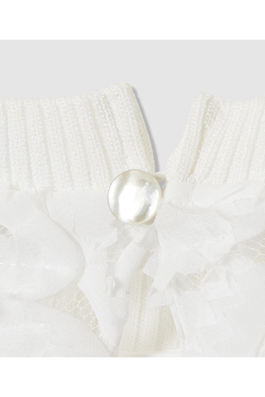 【アナイ/ANAYI】のテープエンブロイダリーリブ ブラウス 人気、トレンドファッション・服の通販 founy(ファニー) 　ファッション　Fashion　レディースファッション　Fashion for Women　トップス・カットソー　Cut & Sew Tops　キャミソール&ノースリーブ　Camisoles & Sleeveless Tops　シャツ・ブラウス・オフィスカジュアル　Elegant Blouses & Button-Ups　シフォン　Chiffon, Lightweight Fabric　シンプル　Simple, Minimal　ノースリーブ　Sleeveless, No-Sleeve　フェザー　Feather, Feather Detail　フラワー　Flower, Floral　モチーフ　Motif, Design Theme　リブニット　Rib Knit, Ribbed Knit　リュクス　Luxury, Elegant, High-End, Chic　レース　Lace, Lace Fabric　エレガント 上品　Elegant　other-3|ID: prp329100004904737 ipo3291000000036714827