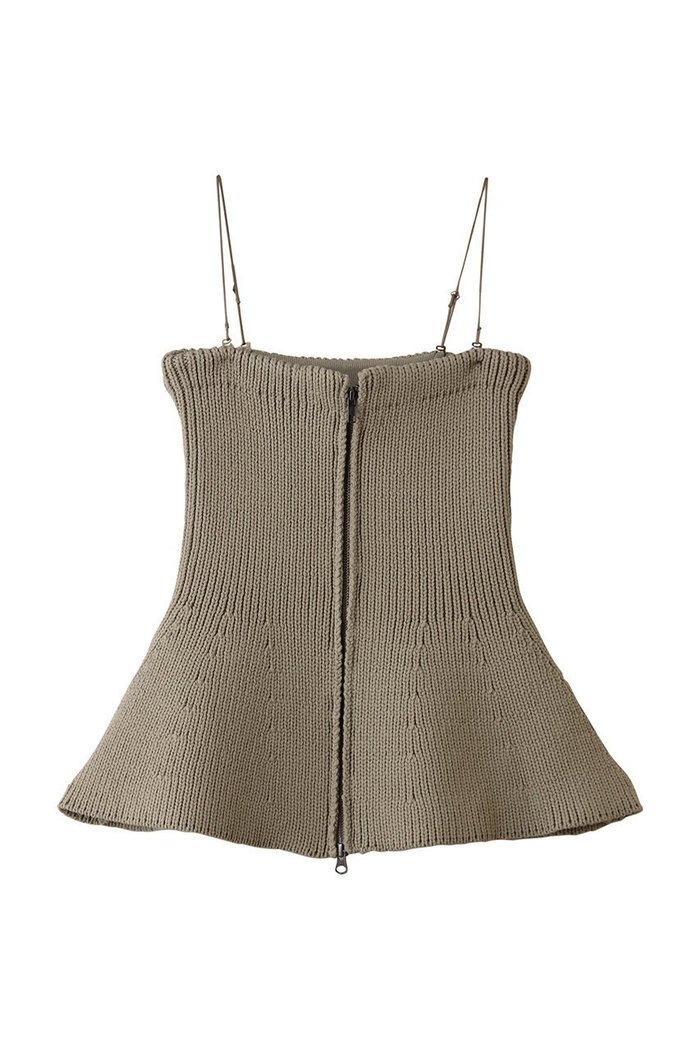 【サードマガジン/THIRD MAGAZINE】のジップアップビスチェ インテリア・キッズ・メンズ・レディースファッション・服の通販 founy(ファニー) https://founy.com/ ファッション Fashion レディースファッション Fashion for Women トップス・カットソー Cut & Sew Tops キャミソール&ノースリーブ Camisoles & Sleeveless Tops シャツ・ブラウス・オフィスカジュアル Elegant Blouses & Button-Ups ビスチェ Bustiers & Corset Tops / Layered Bustier Style カットソー Cut and Sewn Top ジップアップ Zip-Up, Full Zip ノースリーブ Sleeveless, No-Sleeve ビスチェ Bustier, Corset Top ペプラム Peplum, Flared Hem 夏 Summer 春 Spring S/S・春夏 SS, Spring/Summer, Warm Season 畦 Ribbed Knit |ID: prp329100004904738 ipo3291000000036714828