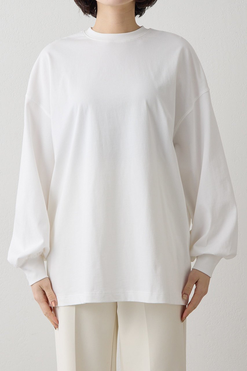 【ウィムガゼット/Whim Gazette】の【THE PAUSE】バックロゴロンTEE 人気、トレンドファッション・服の通販 founy(ファニー) 　ファッション　Fashion　レディースファッション　Fashion for Women　トップス・カットソー　Cut & Sew Tops　シャツ・ブラウス・オフィスカジュアル　Elegant Blouses & Button-Ups　ロングTシャツ・Tシャツ　Longline T-Shirts & Tees　カットソー・ベーシックTシャツ　Cut-and-Sewn Tops / Stretch Tees & Basics　シンプル　Simple, Minimal　スリーブ　Sleeve, Long Sleeve / Short Sleeve　バランス　Balance, Style Balance　フロント　Front, Front Design　プリント　Print, Printed Pattern　ベーシック　Basic, Essential　ルーズ　Loose, Oversized　ロング　Long, Long-Length　other-7|ID: prp329100004904739 ipo3291000000036714843