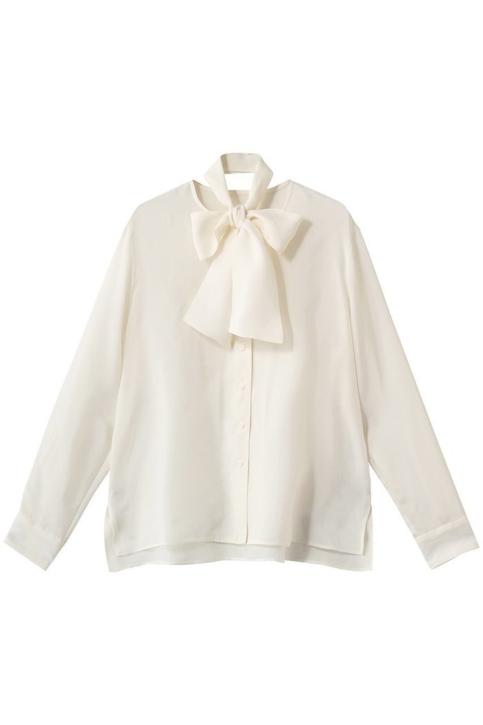 【ティアラ/Tiara】のキュプラボウタイブラウス インテリア・キッズ・メンズ・レディースファッション・服の通販 founy(ファニー) https://founy.com/ ファッション Fashion レディースファッション Fashion for Women トップス・カットソー Cut & Sew Tops シャツ・ブラウス・オフィスカジュアル Elegant Blouses & Button-Ups とろみ Fluid, Flowy Fabric キュプラ Cupro, Eco Fabric スラックス Slacks, Dress Pants スリット Slit, Slit Detail スリーブ Sleeve, Long Sleeve / Short Sleeve ダウン Down, Puffer デニム Denim, Jeans Material ロング Long, Long-Length エレガント 上品 Elegant |ID: prp329100004904742 ipo3291000000036714861