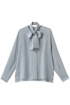 【ティアラ/Tiara】のキュプラボウタイブラウス サックス|ID: prp329100004904742 ipo3291000000036714863