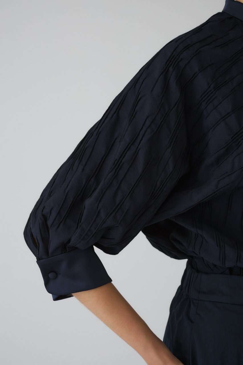 【リムアーク/RIM.ARK】のTuck pleats raglan blouse/ブラウス 人気、トレンドファッション・服の通販 founy(ファニー) 　ファッション　Fashion　レディースファッション　Fashion for Women　トップス・カットソー　Cut & Sew Tops　シャツ・ブラウス・オフィスカジュアル　Elegant Blouses & Button-Ups　おすすめ　Recommended / Our Picks　サテン　Satin, Glossy Fabric　ショート　Short, Short Length　スリーブ　Sleeve, Long Sleeve / Short Sleeve　タイトスカート　Pencil Skirt, Tight Skirt　ダウン　Down, Puffer　デニム　Denim, Jeans Material　ネックレス　Necklace, Pendant Necklace　モダン　Modern, Contemporary　リュクス　Luxury, Elegant, High-End, Chic　エレガント 上品　Elegant　other-6|ID: prp329100004904745 ipo3291000000036746753