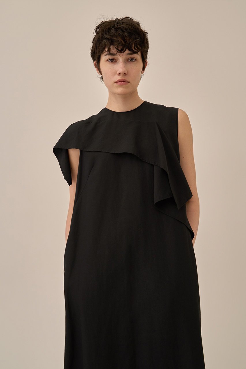 【アキラナカ/AKIRANAKA】のTea ドレープ パネル ドレス 人気、トレンドファッション・服の通販 founy(ファニー) 　ファッション　Fashion　レディースファッション　Fashion for Women　ワンピース　Dresses　フォーマル・パーティードレス・結婚式用ドレス　Elegant & Casual Dresses　チュニック　Tunic Tops & Dresses　エレガント 上品　Elegant　チュニック　Tunic, Long Top　ドレス　Dress, One-Piece　ドレープ　Drape, Draping Fabric　モダン　Modern, Contemporary　リネン　Linen, Linen Fabric　リュクス　Luxury, Elegant, High-End, Chic　ロング　Long, Long-Length　other-6|ID: prp329100004904748 ipo3291000000036746760