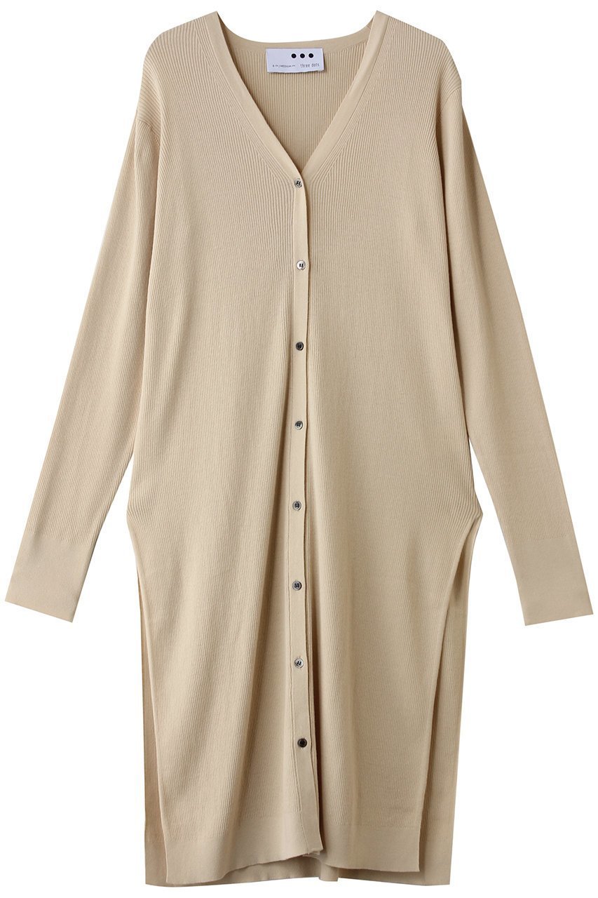 【スリー ドッツ/three dots】のサンディコットン ロングカーディガン インテリア・キッズ・メンズ・レディースファッション・服の通販 founy(ファニー) ファッション Fashion レディースファッション Fashion for Women トップス・カットソー Cut & Sew Tops カーディガン・羽織り Layered Style Cardigans シャツ・ブラウス・オフィスカジュアル Elegant Blouses & Button-Ups ロングTシャツ・Tシャツ Longline T-Shirts & Tees カットソー・ベーシックTシャツ Cut-and-Sewn Tops / Stretch Tees & Basics おすすめ Recommended / Our Picks カーディガン Cardigan, Knitwear スリット Slit, Slit Detail リラックス Relax, Relaxed Fit ロング Long, Long-Length ベージュ|ID: prp329100004904763 ipo3291000000036715053