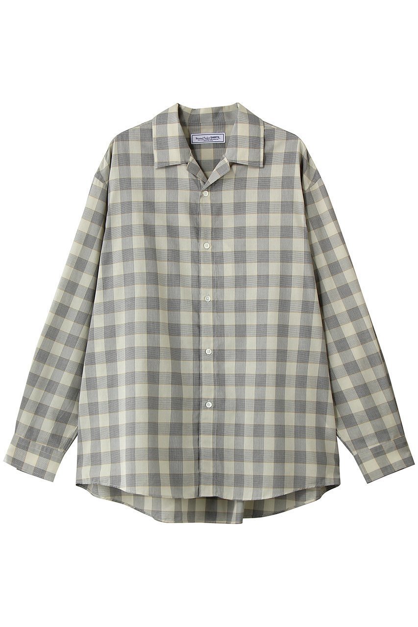 【ユニバーサルプロダクツ/UNIVERSAL PRODUCTS / MEN】の【MEN】ORIGINAL CHECK SHIRTS インテリア・キッズ・メンズ・レディースファッション・服の通販 founy(ファニー) ファッション Fashion メンズファッション Fashion for Men スリーブ Sleeve, Long Sleeve / Short Sleeve チェック Check, Plaid, Tartan ロング Long, Long-Length 夏 Summer 春 Spring S/S・春夏 SS, Spring/Summer, Warm Season GREEN|ID: prp329100004904765 ipo3291000000036715070