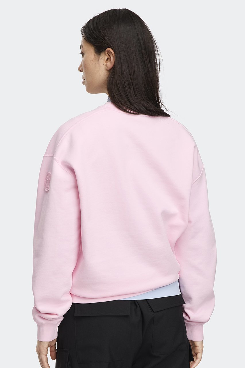 【カナダグース/CANADA GOOSE】の1487WT Wander Crew with Tonal disc ワンダー クルー 人気、トレンドファッション・服の通販 founy(ファニー) 　ファッション　Fashion　レディースファッション　Fashion for Women　トップス・カットソー　Cut & Sew Tops　シャツ・ブラウス・オフィスカジュアル　Elegant Blouses & Button-Ups　ロングTシャツ・Tシャツ　Longline T-Shirts & Tees　カットソー・ベーシックTシャツ　Cut-and-Sewn Tops / Stretch Tees & Basics　なめらか　Smooth, Silky Texture　スリーブ　Sleeve, Long Sleeve / Short Sleeve　ダブル　Double, Double-Breasted　フィット　Fit, Slim Fit　リブニット　Rib Knit, Ribbed Knit　リラックス　Relax, Relaxed Fit　ロング　Long, Long-Length　再入荷　Restock / Back in Stock　other-5|ID: prp329100004904766 ipo3291000000036715081