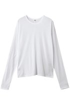 【ハー/HER.】のシアーカットソー 人気、トレンドファッション・服の通販 founy(ファニー) ファッション Fashion レディースファッション Fashion for Women トップス・カットソー Cut & Sew Tops シャツ・ブラウス・オフィスカジュアル Elegant Blouses & Button-Ups ロングTシャツ・Tシャツ Longline T-Shirts & Tees カットソー・ベーシックTシャツ Cut-and-Sewn Tops / Stretch Tees & Basics インナー Innerwear スリーブ Sleeve, Long Sleeve / Short Sleeve ベーシック Basic, Essential ロング Long, Long-Length 春 Spring thumbnail オフホワイト|ID: prp329100004904768 ipo3291000000036715089