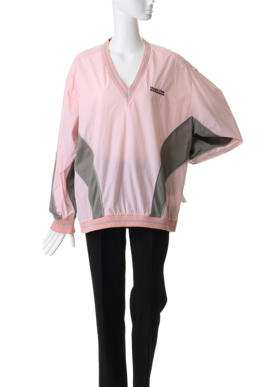 【メゾンスペシャル/MAISON SPECIAL】のStriped Print V-Neck Tops/ストライププリントVネックトップス 人気、トレンドファッション・服の通販 founy(ファニー) 　ファッション　Fashion　レディースファッション　Fashion for Women　トップス・カットソー　Cut & Sew Tops　シャツ・ブラウス・オフィスカジュアル　Elegant Blouses & Button-Ups　ロングTシャツ・Tシャツ　Longline T-Shirts & Tees　カットソー・ベーシックTシャツ　Cut-and-Sewn Tops / Stretch Tees & Basics　Vネックトップス　V-Neck Tops / V-Cut Neckline Shirts　カットソー　Cut and Sewn Top　ストライプ　Stripe, Striped Pattern　スポーツ　Sports, Activewear　スリーブ　Sleeve, Long Sleeve / Short Sleeve　セットアップ　Set-Up, Coordinated Outfit　ドッキング　Docking, Mixed Material　プリント　Print, Printed Pattern　ロング　Long, Long-Length　鹿の子　Piqué, Kanoko Fabric　other-2|ID: prp329100004904770 ipo3291000000036746787