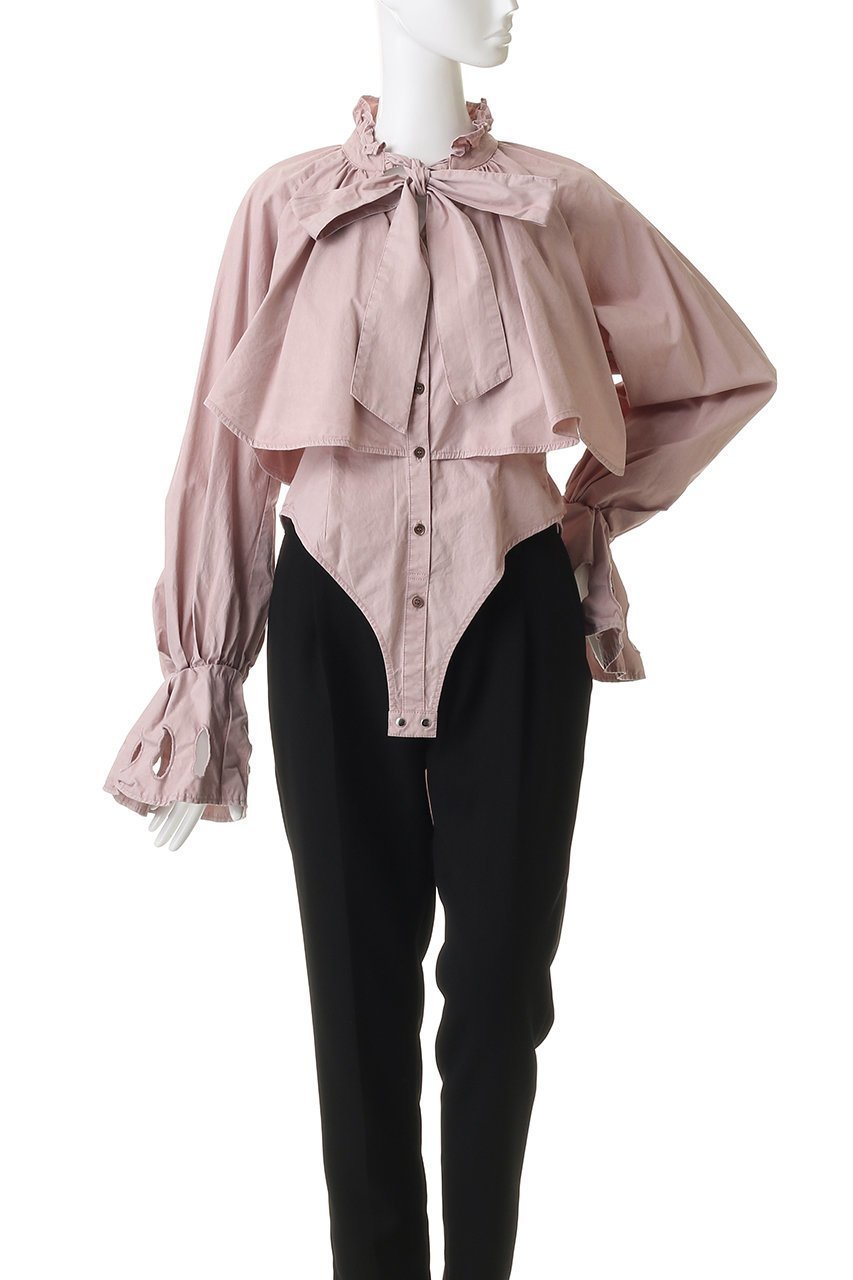【メゾンスペシャル/MAISON SPECIAL】のRuffle Shirt Bodysuit/ラッフルシャツボディスーツ 人気、トレンドファッション・服の通販 founy(ファニー) 　ファッション　Fashion　レディースファッション　Fashion for Women　トップス・カットソー　Cut & Sew Tops　シャツ・ブラウス・オフィスカジュアル　Elegant Blouses & Button-Ups　ロングTシャツ・Tシャツ　Longline T-Shirts & Tees　カットソー・ベーシックTシャツ　Cut-and-Sewn Tops / Stretch Tees & Basics　スリーブ　Sleeve, Long Sleeve / Short Sleeve　スーツ　Suit, Formalwear　フリル　Frill, Ruffle　ロング　Long, Long-Length　other-7|ID: prp329100004904774 ipo3291000000036746807