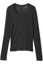 【スリー ドッツ/three dots】のシアージェシカ スクープネックカットソー 人気、トレンドファッション・服の通販 founy(ファニー) ファッション Fashion レディースファッション Fashion for Women トップス・カットソー Cut & Sew Tops シャツ・ブラウス・オフィスカジュアル Elegant Blouses & Button-Ups ロングTシャツ・Tシャツ Longline T-Shirts & Tees カットソー・ベーシックTシャツ Cut-and-Sewn Tops / Stretch Tees & Basics インナー Innerwear キャミソール Camisole, Spaghetti Strap Top シアー Sheer, See-Through スリーブ Sleeve, Long Sleeve / Short Sleeve タンク Tank Top, Sleeveless Top バランス Balance, Style Balance ロング Long, Long-Length thumbnail チャコール|ID: prp329100004904777 ipo3291000000036715220