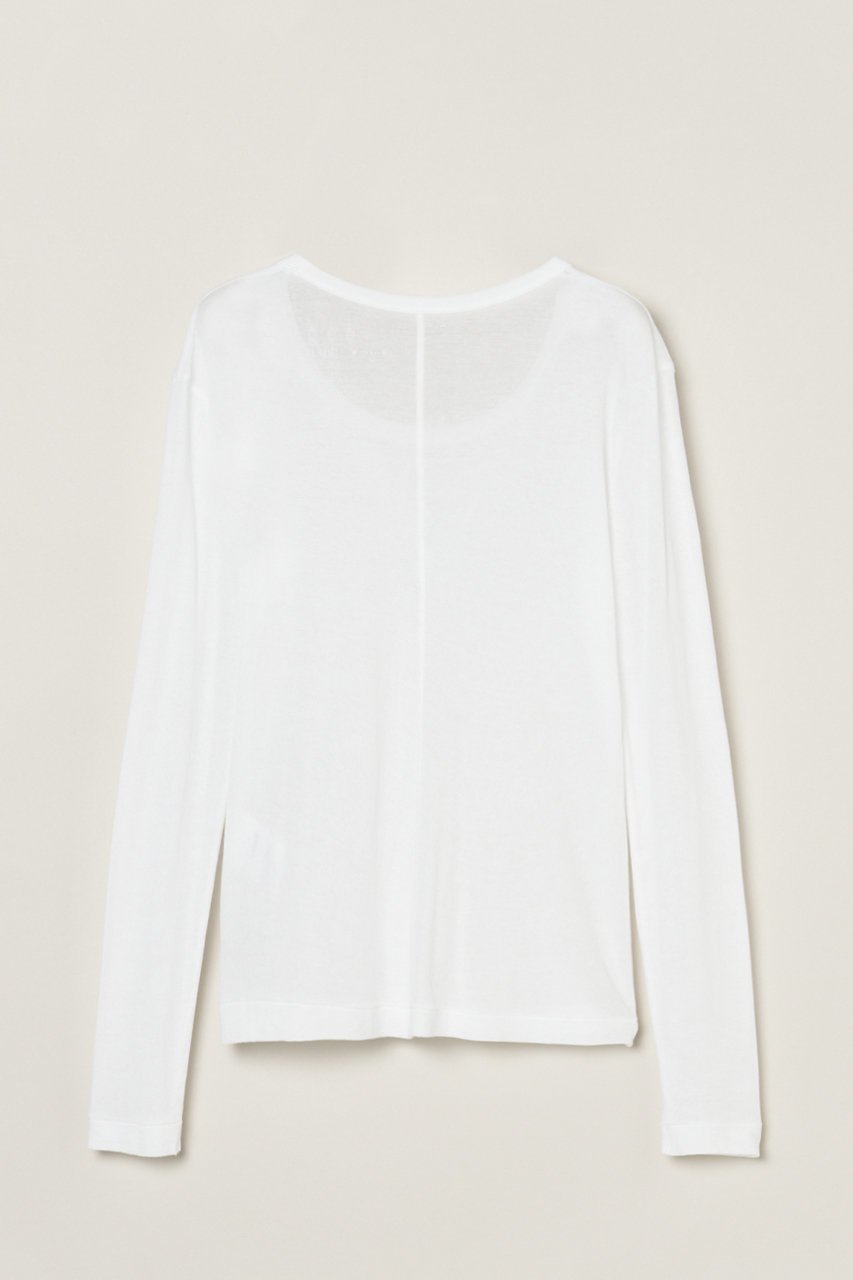 【スリー ドッツ/three dots】のシアージェシカ スクープネックカットソー 人気、トレンドファッション・服の通販 founy(ファニー) 　ファッション　Fashion　レディースファッション　Fashion for Women　トップス・カットソー　Cut & Sew Tops　シャツ・ブラウス・オフィスカジュアル　Elegant Blouses & Button-Ups　ロングTシャツ・Tシャツ　Longline T-Shirts & Tees　カットソー・ベーシックTシャツ　Cut-and-Sewn Tops / Stretch Tees & Basics　インナー　Innerwear　キャミソール　Camisole, Spaghetti Strap Top　シアー　Sheer, See-Through　スリーブ　Sleeve, Long Sleeve / Short Sleeve　タンク　Tank Top, Sleeveless Top　バランス　Balance, Style Balance　ロング　Long, Long-Length　other-6|ID: prp329100004904777 ipo3291000000036715231