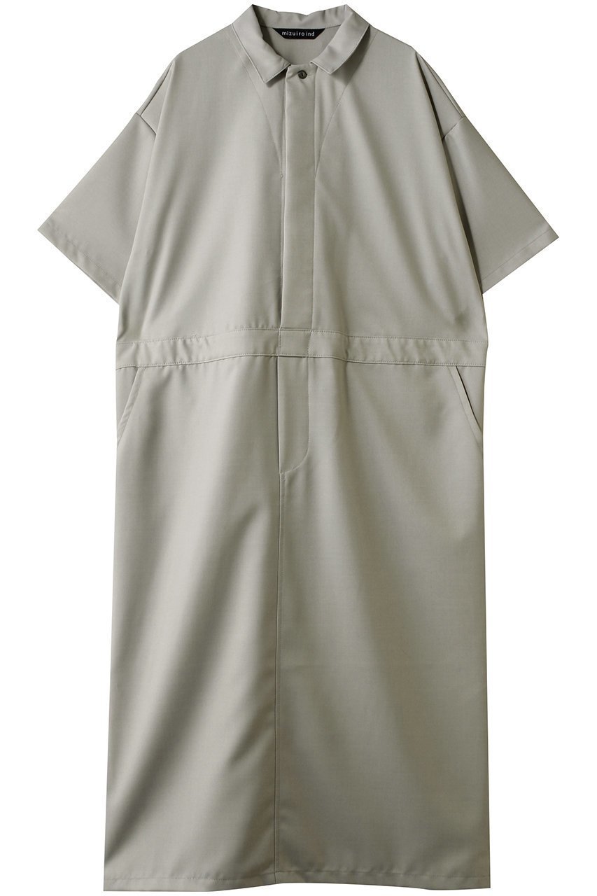 【ミズイロ インド/mizuiro ind】のpainter like OP ワンピース インテリア・キッズ・メンズ・レディースファッション・服の通販 founy(ファニー) ファッション Fashion レディースファッション Fashion for Women ワンピース Dresses チュニック Tunic Tops & Dresses チュニック Tunic, Long Top ボックス Boxy, Box Shape ロング Long, Long-Length エレガント 上品 Elegant 再入荷 Restock / Back in Stock l.gray|ID: prp329100004904783 ipo3291000000036715290