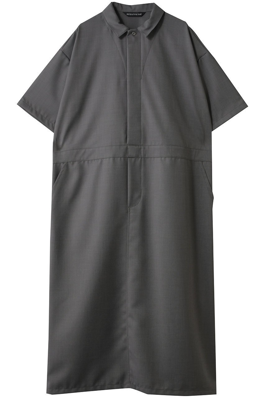 【ミズイロ インド/mizuiro ind】のpainter like OP ワンピース インテリア・キッズ・メンズ・レディースファッション・服の通販 founy(ファニー) ファッション Fashion レディースファッション Fashion for Women ワンピース Dresses チュニック Tunic Tops & Dresses チュニック Tunic, Long Top ボックス Boxy, Box Shape ロング Long, Long-Length エレガント 上品 Elegant 再入荷 Restock / Back in Stock gray|ID: prp329100004904783 ipo3291000000036715291