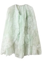 【カナコ サカイ/KANAKO SAKAI】のレース パッチワーク ケープ 人気、トレンドファッション・服の通販 founy(ファニー) ファッション Fashion レディースファッション Fashion for Women トップス・カットソー Cut & Sew Tops シャツ・ブラウス・オフィスカジュアル Elegant Blouses & Button-Ups エレガント 上品 Elegant スリーブ Sleeve, Long Sleeve / Short Sleeve デニム Denim, Jeans Material ドレス Dress, One-Piece パッチワーク Patchwork, Mixed Fabric レース Lace, Lace Fabric ロング Long, Long-Length thumbnail ライトグリーン|ID: prp329100004904802 ipo3291000000036715434