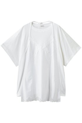 【アンスクリア/INSCRIRE】のHybrid ランジェリー Tシャツ 人気、トレンドファッション・服の通販 founy(ファニー) ファッション Fashion レディースファッション Fashion for Women 下着・ランジェリー Lingerie & Intimates その他ランジェリー・インナーアイテム Other Lingerie / Intimates トップス・カットソー Cut & Sew Tops ショート Short, Short Length ジャケット Jacket, Outerwear スリーブ Sleeve, Long Sleeve / Short Sleeve フェミニン Feminine, Girly フレア Flare, Flared ランジェリー Lingerie, Intimate Wear リボン Ribbon, Bow ワイド Wide, Wide Fit |ID:prp329100004904803