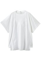 【アンスクリア/INSCRIRE】のHybrid ランジェリー Tシャツ 人気、トレンドファッション・服の通販 founy(ファニー) ファッション Fashion レディースファッション Fashion for Women 下着・ランジェリー Lingerie & Intimates その他ランジェリー・インナーアイテム Other Lingerie / Intimates トップス・カットソー Cut & Sew Tops ショート Short, Short Length ジャケット Jacket, Outerwear スリーブ Sleeve, Long Sleeve / Short Sleeve フェミニン Feminine, Girly フレア Flare, Flared ランジェリー Lingerie, Intimate Wear リボン Ribbon, Bow ワイド Wide, Wide Fit thumbnail ホワイト|ID: prp329100004904803 ipo3291000000036715442