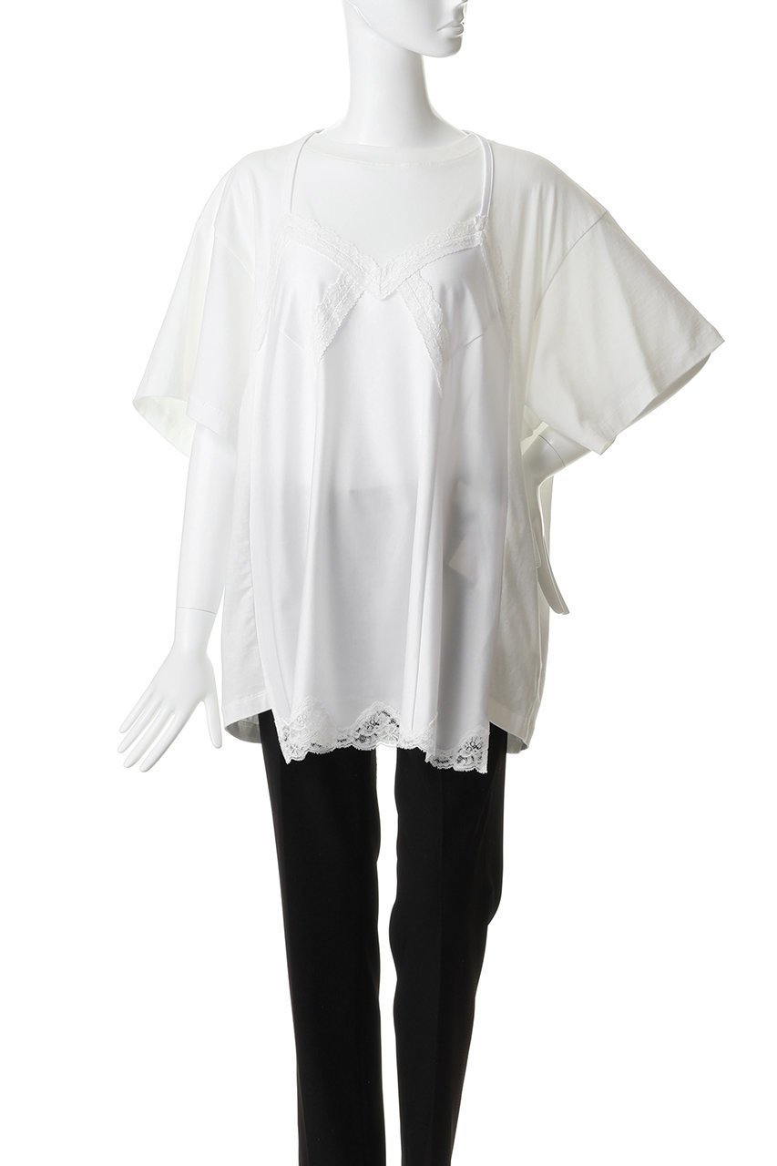 【アンスクリア/INSCRIRE】のHybrid ランジェリー Tシャツ 人気、トレンドファッション・服の通販 founy(ファニー) ファッション Fashion レディースファッション Fashion for Women 下着・ランジェリー Lingerie & Intimates その他ランジェリー・インナーアイテム Other Lingerie / Intimates トップス・カットソー Cut & Sew Tops ショート Short, Short Length ジャケット Jacket, Outerwear スリーブ Sleeve, Long Sleeve / Short Sleeve フェミニン Feminine, Girly フレア Flare, Flared ランジェリー Lingerie, Intimate Wear リボン Ribbon, Bow ワイド Wide, Wide Fit other-2|ID: prp329100004904803 ipo3291000000036715444