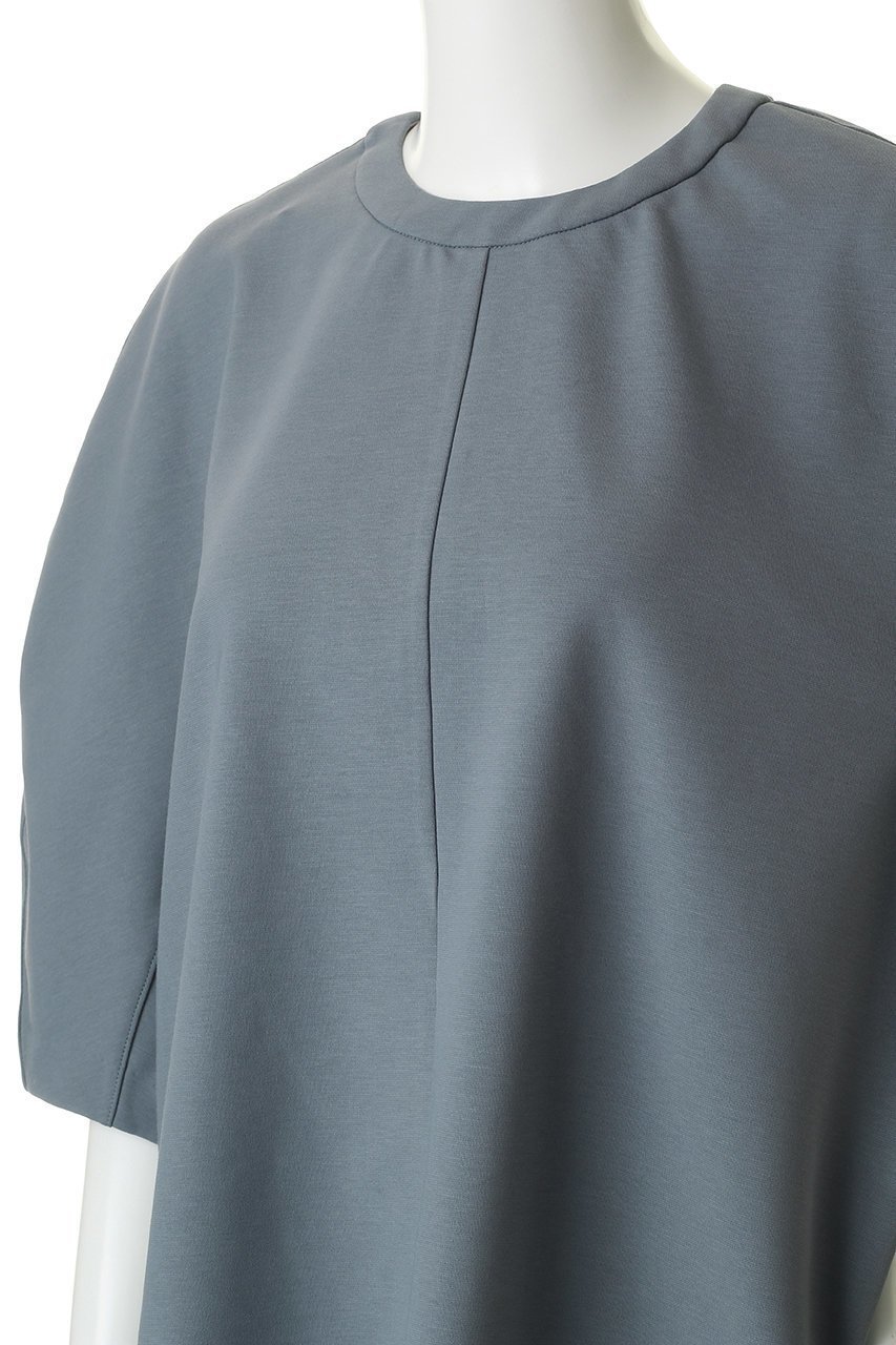 【エブール/ebure】のソフトツイストポンチ ボリュームスリーブカットソー 人気、トレンドファッション・服の通販 founy(ファニー) 　ファッション　Fashion　レディースファッション　Fashion for Women　トップス・カットソー　Cut & Sew Tops　シャツ・ブラウス・オフィスカジュアル　Elegant Blouses & Button-Ups　ロングTシャツ・Tシャツ　Longline T-Shirts & Tees　カットソー・ベーシックTシャツ　Cut-and-Sewn Tops / Stretch Tees & Basics　ボリューム袖・フリルスリーブブラウス　Voluminous & Ruffle Sleeves / Puffy Sleeve Tops　カットソー　Cut and Sewn Top　ショート　Short, Short Length　シンプル　Simple, Minimal　スリット　Slit, Slit Detail　スリーブ　Sleeve, Long Sleeve / Short Sleeve　バランス　Balance, Style Balance　other-5|ID: prp329100004904818 ipo3291000000036715594