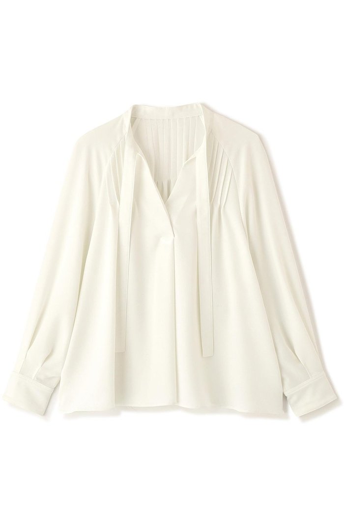 【アドーア/ADORE】のバックサテンジョーゼットブラウス インテリア・キッズ・メンズ・レディースファッション・服の通販 founy(ファニー) https://founy.com/ ファッション Fashion レディースファッション Fashion for Women トップス・カットソー Cut & Sew Tops シャツ・ブラウス・オフィスカジュアル Elegant Blouses & Button-Ups バッグ Bags サテン Satin, Glossy Fabric ジョーゼット Georgette, Semi-Sheer Fabric ストレッチ Stretch, Stretchy Fabric スリーブ Sleeve, Long Sleeve / Short Sleeve フレア Flare, Flared ロング Long, Long-Length エレガント 上品 Elegant |ID: prp329100004904828 ipo3291000000036715666