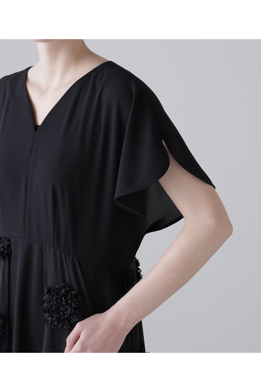 【アドーア/ADORE】のドットフラワーエンブロイダリーワンピース 人気、トレンドファッション・服の通販 founy(ファニー) 　ファッション　Fashion　レディースファッション　Fashion for Women　ワンピース　Dresses　チュニック　Tunic Tops & Dresses　アンダー　Underwear Essentials　エンブロイダリー　Embroidery Design　オケージョン　Occasion Wear　シアー　Sheer, See-Through　チュニック　Tunic, Long Top　ドット　Polka Dot, Dot Pattern　フラワー　Flower, Floral　ロング　Long, Long-Length　other-6|ID: prp329100004904830 ipo3291000000036715685