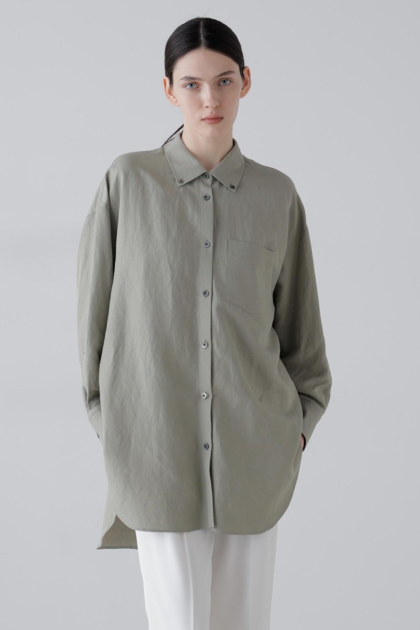 【アドーア/ADORE】のドライタッチレーヨンブラウス 人気、トレンドファッション・服の通販 founy(ファニー) 　ファッション　Fashion　レディースファッション　Fashion for Women　トップス・カットソー　Cut & Sew Tops　シャツ・ブラウス・オフィスカジュアル　Elegant Blouses & Button-Ups　スリーブ　Sleeve, Long Sleeve / Short Sleeve　ミックス　Mix, Mixed Style　ロング　Long, Long-Length　エレガント 上品　Elegant　other-3|ID: prp329100004904840 ipo3291000000036746863