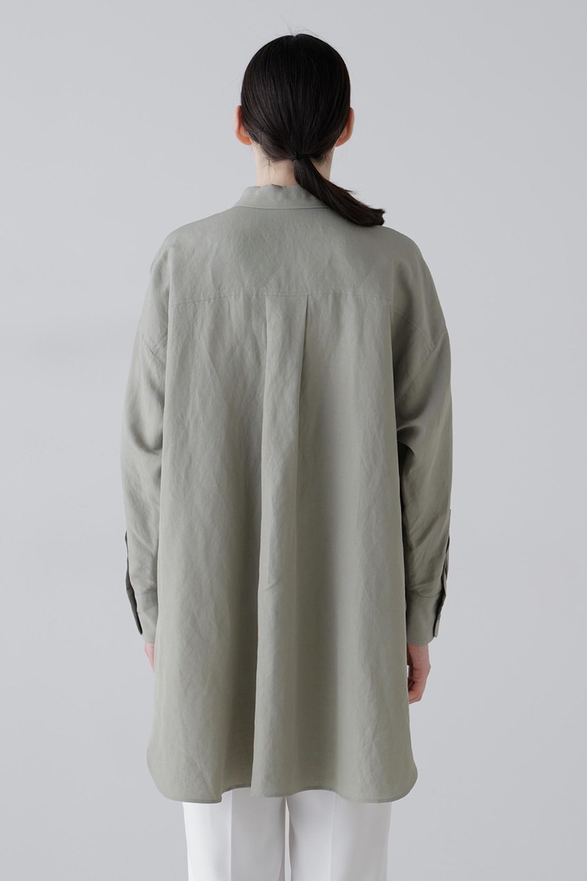 【アドーア/ADORE】のドライタッチレーヨンブラウス 人気、トレンドファッション・服の通販 founy(ファニー) 　ファッション　Fashion　レディースファッション　Fashion for Women　トップス・カットソー　Cut & Sew Tops　シャツ・ブラウス・オフィスカジュアル　Elegant Blouses & Button-Ups　スリーブ　Sleeve, Long Sleeve / Short Sleeve　ミックス　Mix, Mixed Style　ロング　Long, Long-Length　エレガント 上品　Elegant　other-5|ID: prp329100004904840 ipo3291000000036746865