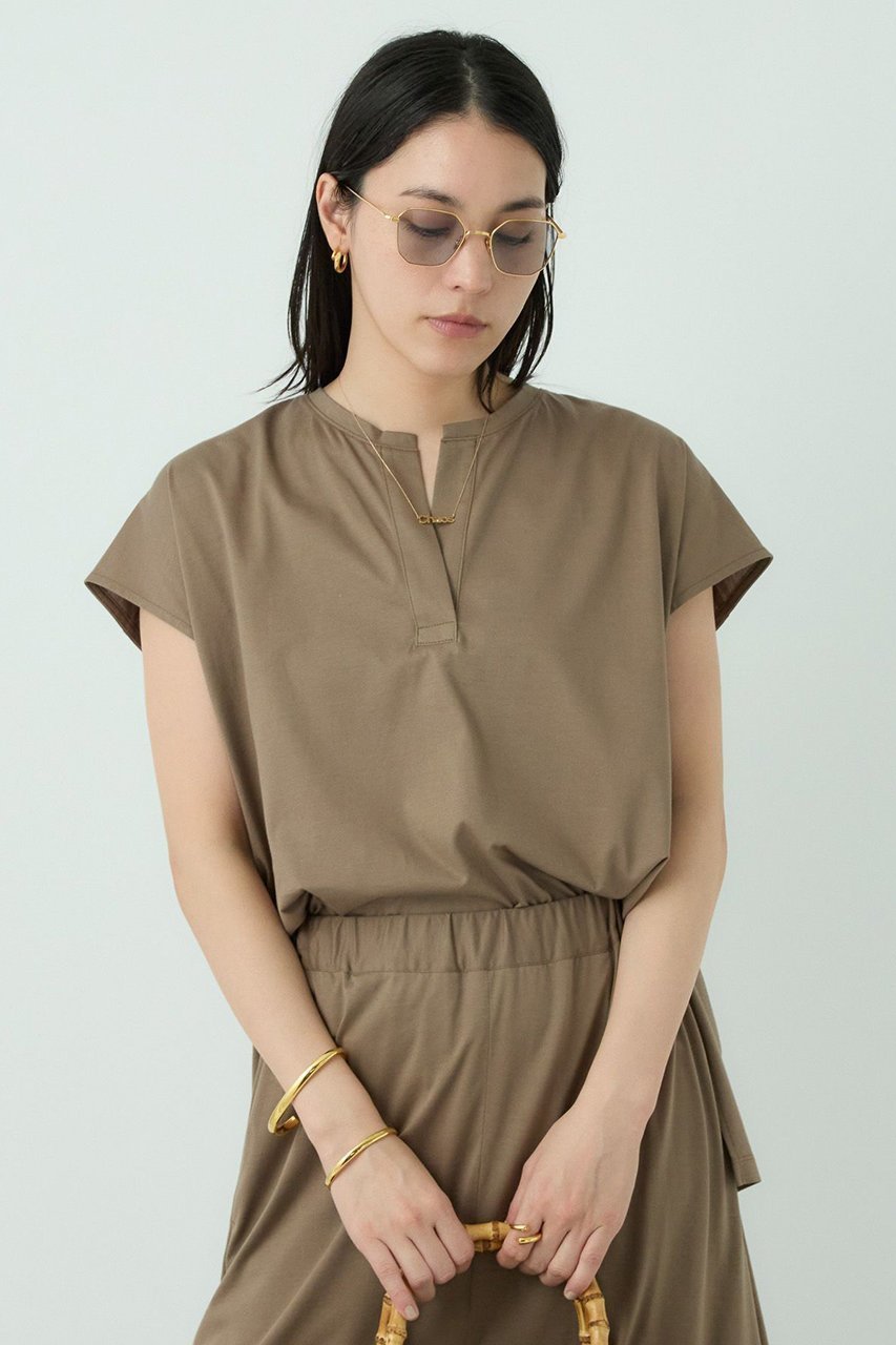 【カオス/Chaos】のシシカットプルオーバー 人気、トレンドファッション・服の通販 founy(ファニー) 　ファッション　Fashion　レディースファッション　Fashion for Women　トップス・カットソー　Cut & Sew Tops　シャツ・ブラウス・オフィスカジュアル　Elegant Blouses & Button-Ups　カジュアルプルオーバー・ニットトップス　Pullovers & Knit Tops / Casual Pullovers　おすすめ　Recommended / Our Picks　なめらか　Smooth, Silky Texture　エレガント 上品　Elegant　ショート　Short, Short Length　シルク　Silk, 100% Silk　スキッパー　Skipper, Open Collar　スリーブ　Sleeve, Long Sleeve / Short Sleeve　羽織　Haori, Light Jacket　 other-1|ID: prp329100004904843 ipo3291000000036715786