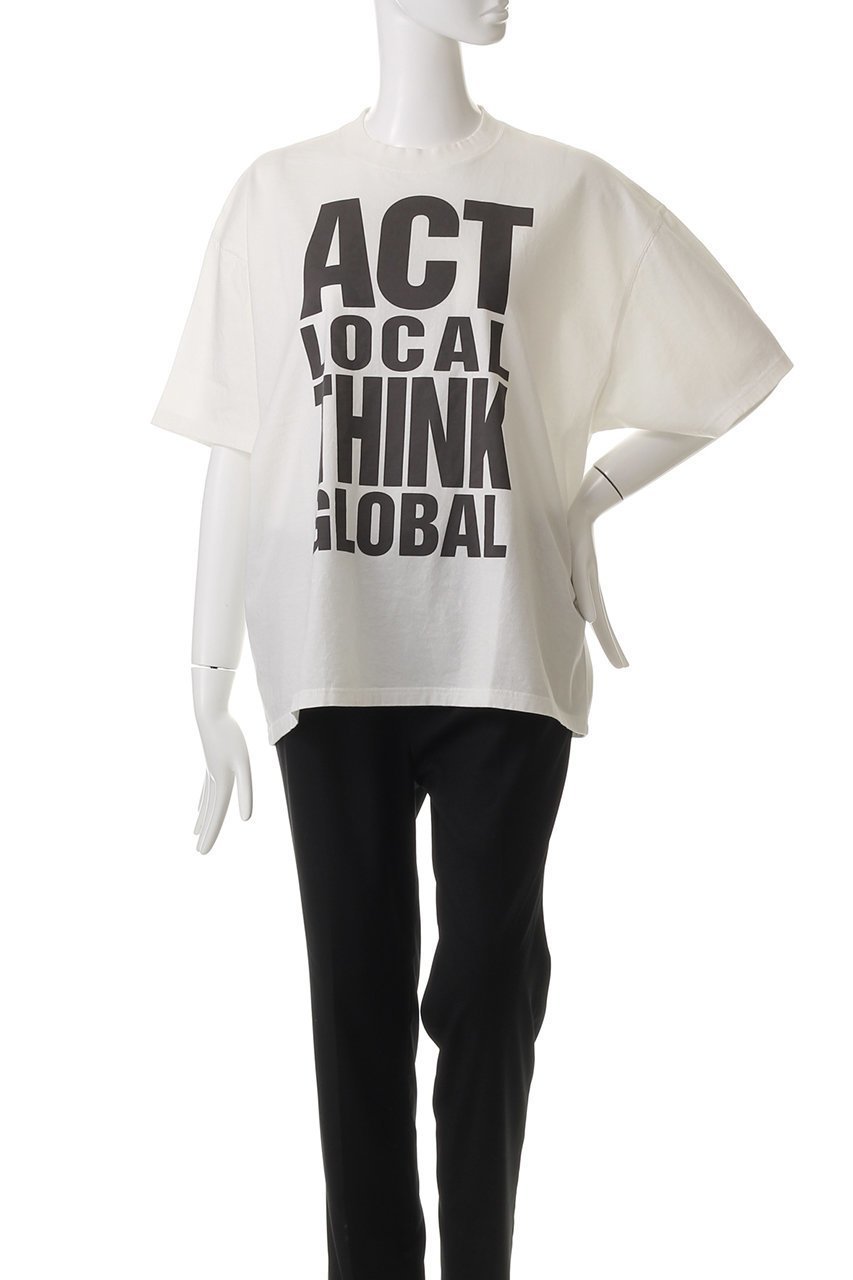 【サードマガジン/THIRD MAGAZINE】の【KATHARINE HAMNETT x THIRD MAGAZINE】限定スローガンTシャツ 人気、トレンドファッション・服の通販 founy(ファニー) 　ファッション　Fashion　レディースファッション　Fashion for Women　トップス・カットソー　Cut & Sew Tops　シャツ・ブラウス・オフィスカジュアル　Elegant Blouses & Button-Ups　ロングTシャツ・Tシャツ　Longline T-Shirts & Tees　カットソー・ベーシックTシャツ　Cut-and-Sewn Tops / Stretch Tees & Basics　グラフィック　Graphic, Graphic Design　コラボ　Collaboration, Collab　ショート　Short, Short Length　スリーブ　Sleeve, Long Sleeve / Short Sleeve　バランス　Balance, Style Balance　ビンテージ　Vintage, Retro Style　プリント　Print, Printed Pattern　other-2|ID: prp329100004904846 ipo3291000000036715822