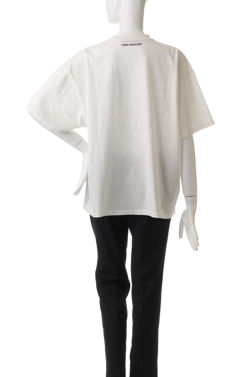 【サードマガジン/THIRD MAGAZINE】の【KATHARINE HAMNETT x THIRD MAGAZINE】限定スローガンTシャツ 人気、トレンドファッション・服の通販 founy(ファニー) 　ファッション　Fashion　レディースファッション　Fashion for Women　トップス・カットソー　Cut & Sew Tops　シャツ・ブラウス・オフィスカジュアル　Elegant Blouses & Button-Ups　ロングTシャツ・Tシャツ　Longline T-Shirts & Tees　カットソー・ベーシックTシャツ　Cut-and-Sewn Tops / Stretch Tees & Basics　グラフィック　Graphic, Graphic Design　コラボ　Collaboration, Collab　ショート　Short, Short Length　スリーブ　Sleeve, Long Sleeve / Short Sleeve　バランス　Balance, Style Balance　ビンテージ　Vintage, Retro Style　プリント　Print, Printed Pattern　other-4|ID: prp329100004904846 ipo3291000000036715824