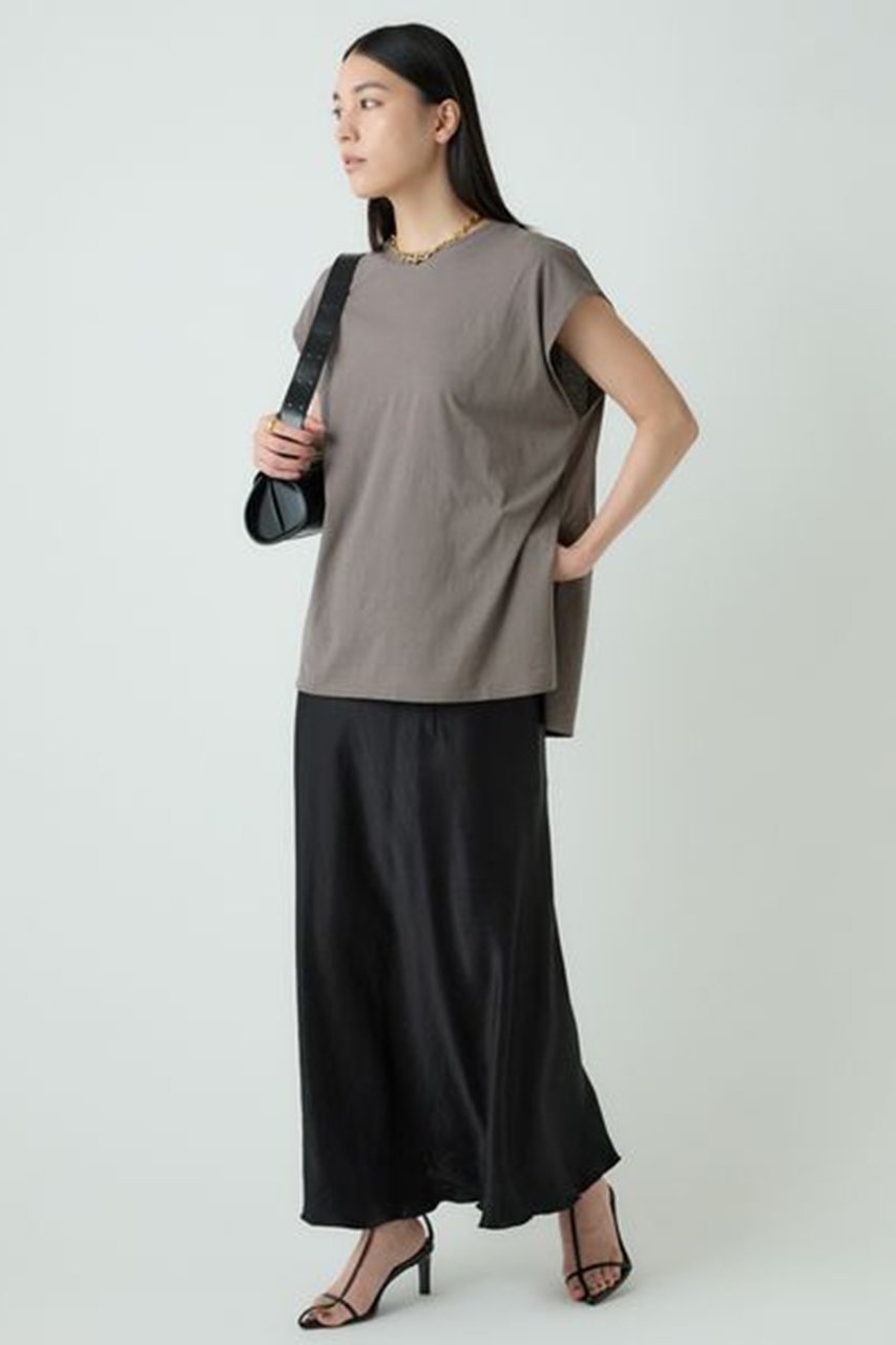 【カオス/Chaos】のシエールTシャツ 人気、トレンドファッション・服の通販 founy(ファニー) 　ファッション　Fashion　レディースファッション　Fashion for Women　トップス・カットソー　Cut & Sew Tops　シャツ・ブラウス・オフィスカジュアル　Elegant Blouses & Button-Ups　ロングTシャツ・Tシャツ　Longline T-Shirts & Tees　カットソー・ベーシックTシャツ　Cut-and-Sewn Tops / Stretch Tees & Basics　おすすめ　Recommended / Our Picks　インナー　Innerwear　カットソー　Cut and Sewn Top　ショート　Short, Short Length　スリーブ　Sleeve, Long Sleeve / Short Sleeve　チューブ　Tube, Tube Top　ツイル　Twist, Twisted Detail　other-3|ID: prp329100004904848 ipo3291000000036715846