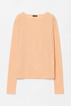 【アルアバイル/allureville】のシアーフライスロングスリープルオーバー 人気、トレンドファッション・服の通販 founy(ファニー) ファッション Fashion レディースファッション Fashion for Women トップス・カットソー Cut & Sew Tops シャツ・ブラウス・オフィスカジュアル Elegant Blouses & Button-Ups ロングTシャツ・Tシャツ Longline T-Shirts & Tees カジュアルプルオーバー・ニットトップス Pullovers & Knit Tops / Casual Pullovers カットソー・ベーシックTシャツ Cut-and-Sewn Tops / Stretch Tees & Basics おすすめ Recommended / Our Picks インナー Innerwear カットソー Cut and Sewn Top シアー Sheer, See-Through ジャケット Jacket, Outerwear スリーブ Sleeve, Long Sleeve / Short Sleeve ロング Long, Long-Length 春 Spring thumbnail オレンジ|ID: prp329100004904849 ipo3291000000036715854