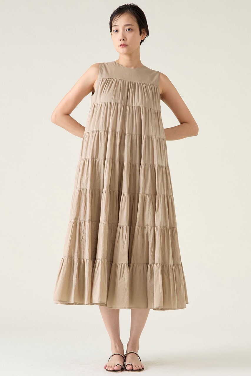 【マルティニーク/martinique】の《別注》【MARIHA】ミューズのドレス(着丈別注) 人気、トレンドファッション・服の通販 founy(ファニー) 　ファッション　Fashion　レディースファッション　Fashion for Women　ワンピース　Dresses　フォーマル・パーティードレス・結婚式用ドレス　Elegant & Casual Dresses　チュニック　Tunic Tops & Dresses　ジャケット　Jacket, Outerwear　チュニック　Tunic, Long Top　ティアード　Tiered, Tiered Style　ドレス　Dress, One-Piece　ノースリーブ　Sleeveless, No-Sleeve　バランス　Balance, Style Balance　別注　Limited Edition, Custom Order　ロング　Long, Long-Length　2024年　2024　2024春夏・S/S　Spring/Summer 2024 SS24　エレガント 上品　Elegant　 other-1|ID: prp329100004904852 ipo3291000000036715872