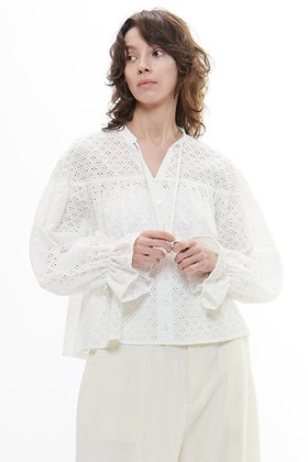 【プレインピープル/PLAIN PEOPLE】のレースショート丈ブラウス 人気、トレンドファッション・服の通販 founy(ファニー) ファッション Fashion レディースファッション Fashion for Women トップス・カットソー Cut & Sew Tops シャツ・ブラウス・オフィスカジュアル Elegant Blouses & Button-Ups キャミワンピース Cami Dress, Slip Dress コンパクト Compact, Small Size ショート Short, Short Length スリーブ Sleeve, Long Sleeve / Short Sleeve バランス Balance, Style Balance レース Lace, Lace Fabric ロング Long, Long-Length ワーク Workwear, Utility Style 夏 Summer |ID:prp329100004904854