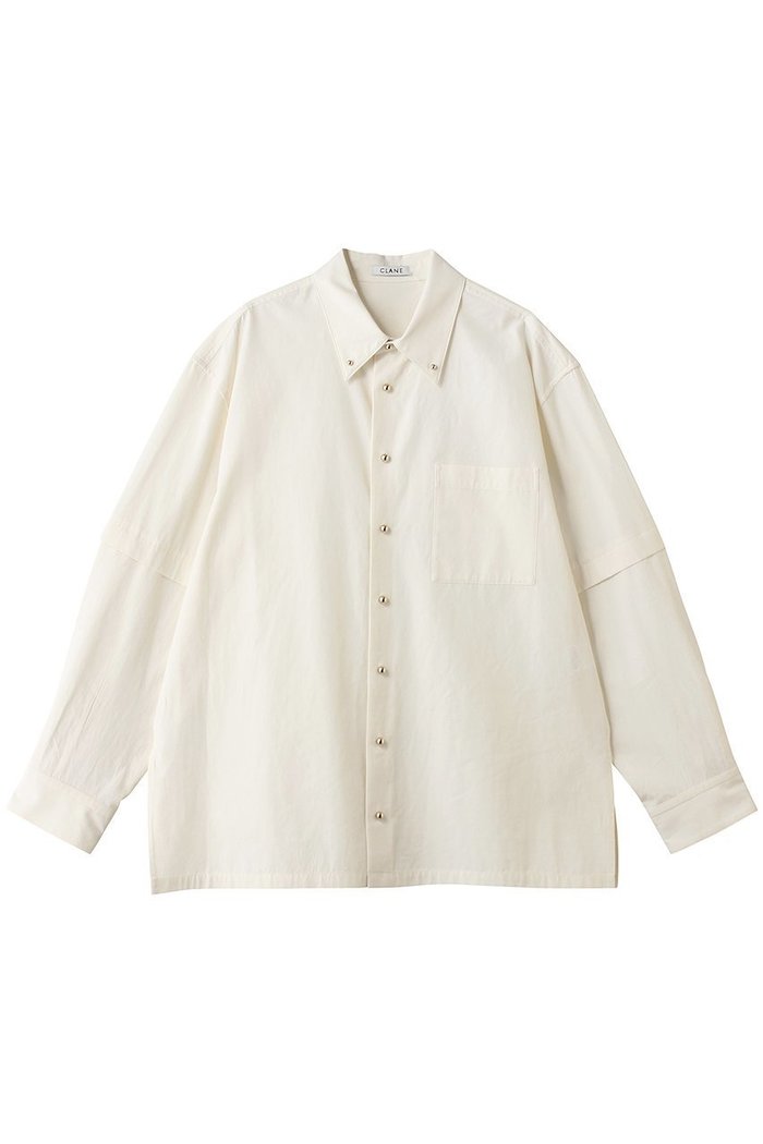 【クラネ/CLANE】のJEWELRY OVER SHIRTS シャツ/ブラウス インテリア・キッズ・メンズ・レディースファッション・服の通販 founy(ファウニー) https://founy.com/ ファッション Fashion レディースファッション Fashion for Women トップス・カットソー Cut & Sew Tops シャツ・ブラウス・オフィスカジュアル Elegant Blouses & Button-Ups シルク Silk, 100% Silk シルバー Silver, Metallic Silver スリーブ Sleeve, Long Sleeve / Short Sleeve メタル Metal, Metal Parts ロング Long, Long-Length 春 Spring |ID: prp329100004904858 ipo3291000000036715923