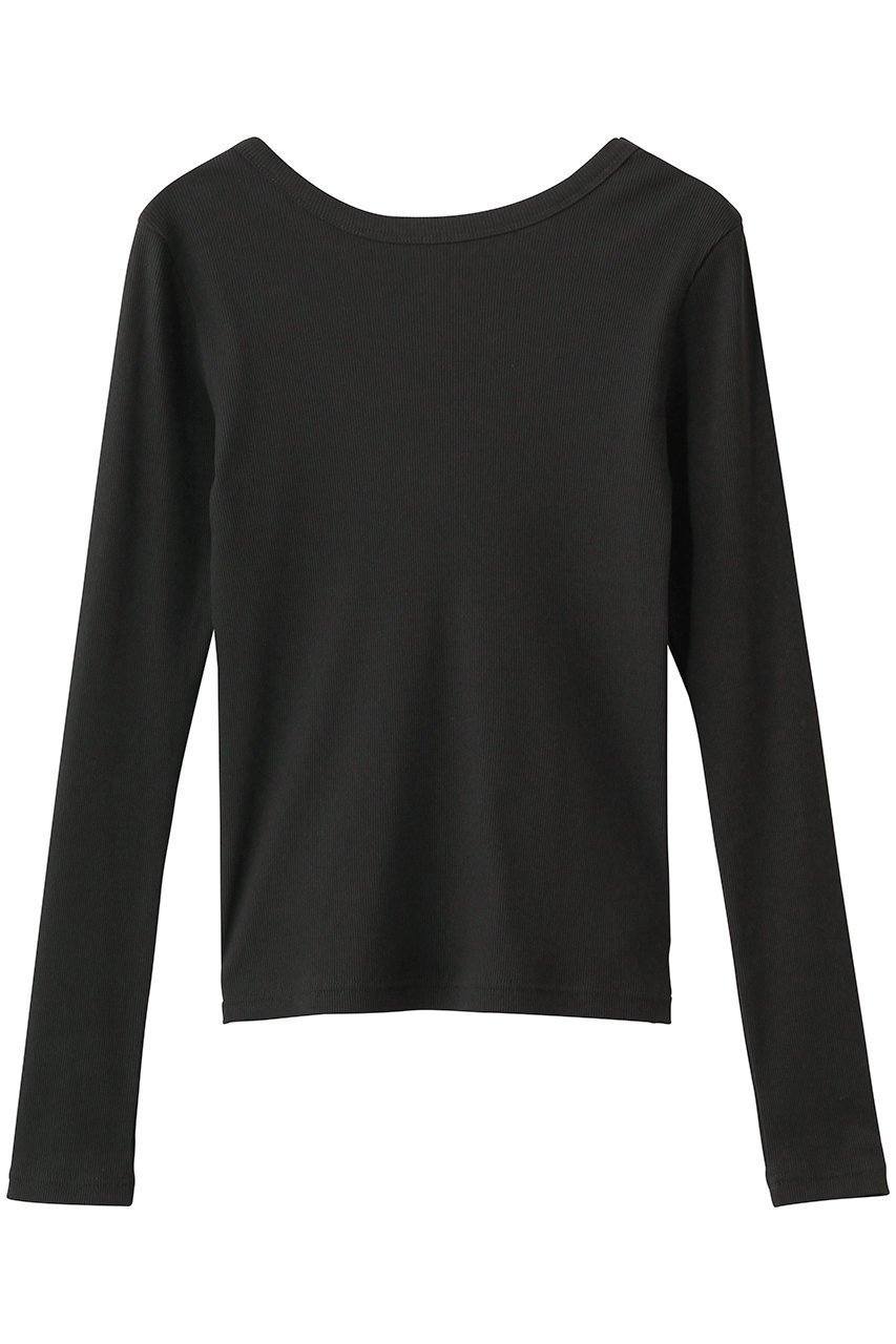 【ティアラ/Tiara】のバックオープンリブTシャツ 人気、トレンドファッション・服の通販 founy(ファニー) 　ファッション　Fashion　レディースファッション　Fashion for Women　トップス・カットソー　Cut & Sew Tops　シャツ・ブラウス・オフィスカジュアル　Elegant Blouses & Button-Ups　ロングTシャツ・Tシャツ　Longline T-Shirts & Tees　カットソー・ベーシックTシャツ　Cut-and-Sewn Tops / Stretch Tees & Basics　インナー　Innerwear　コンパクト　Compact, Small Size　ショート　Short, Short Length　シンプル　Simple, Minimal　スリーブ　Sleeve, Long Sleeve / Short Sleeve　 other-1|ID: prp329100004904864 ipo3291000000036715977