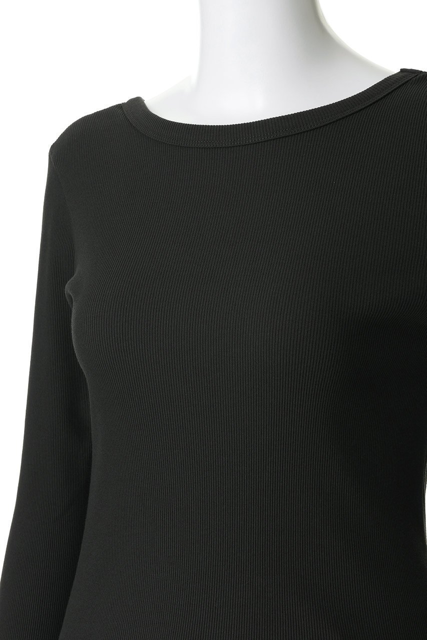 【ティアラ/Tiara】のバックオープンリブTシャツ 人気、トレンドファッション・服の通販 founy(ファニー) 　ファッション　Fashion　レディースファッション　Fashion for Women　トップス・カットソー　Cut & Sew Tops　シャツ・ブラウス・オフィスカジュアル　Elegant Blouses & Button-Ups　ロングTシャツ・Tシャツ　Longline T-Shirts & Tees　カットソー・ベーシックTシャツ　Cut-and-Sewn Tops / Stretch Tees & Basics　インナー　Innerwear　コンパクト　Compact, Small Size　ショート　Short, Short Length　シンプル　Simple, Minimal　スリーブ　Sleeve, Long Sleeve / Short Sleeve　other-5|ID: prp329100004904864 ipo3291000000036746891