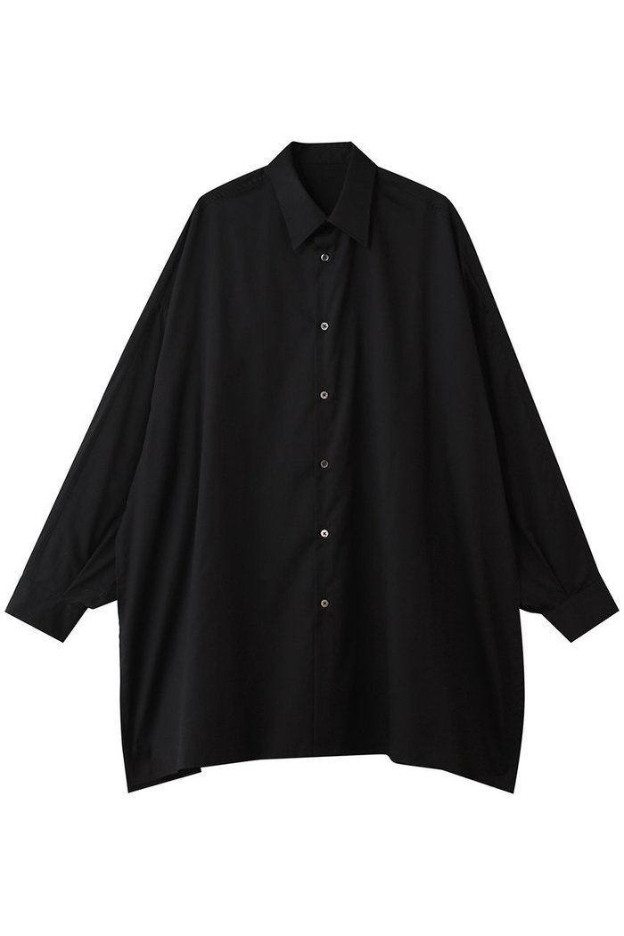 【グラフペーパー/Graphpaper】のSilicon Poplin Deep Slit Regular Collar Shirt インテリア・キッズ・メンズ・レディースファッション・服の通販 founy(ファウニー) https://founy.com/ ファッション Fashion レディースファッション Fashion for Women トップス・カットソー Cut & Sew Tops シャツ・ブラウス・オフィスカジュアル Elegant Blouses & Button-Ups おすすめ Recommended / Our Picks なめらか Smooth, Silky Texture スリット Slit, Slit Detail スリーブ Sleeve, Long Sleeve / Short Sleeve ドレープ Drape, Draping Fabric ロング Long, Long-Length ワイド Wide, Wide Fit エレガント 上品 Elegant 羽織 Haori, Light Jacket |ID: prp329100004904866 ipo3291000000037322441