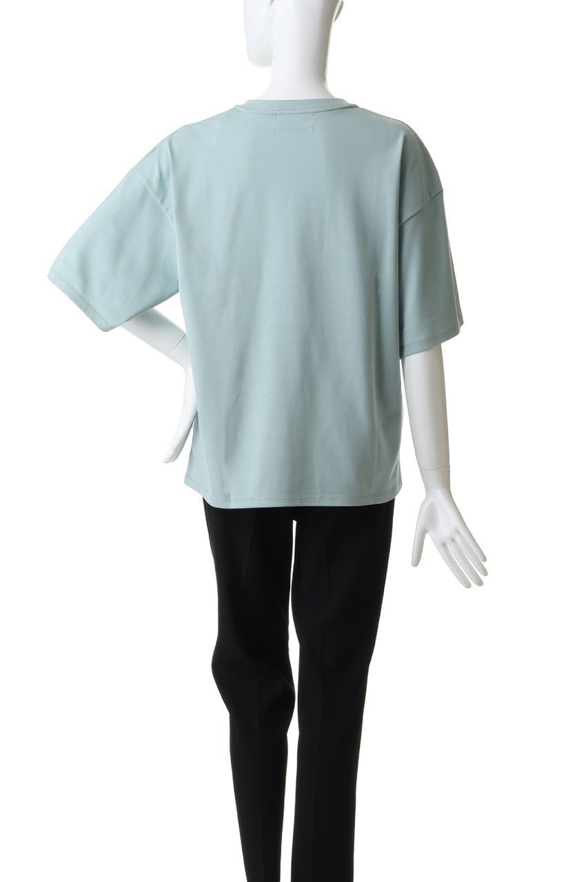 【グラフペーパー/Graphpaper】のTri Spun Cotton Crew Neck Tee 人気、トレンドファッション・服の通販 founy(ファニー) 　ファッション　Fashion　レディースファッション　Fashion for Women　トップス・カットソー　Cut & Sew Tops　シャツ・ブラウス・オフィスカジュアル　Elegant Blouses & Button-Ups　ロングTシャツ・Tシャツ　Longline T-Shirts & Tees　カットソー・ベーシックTシャツ　Cut-and-Sewn Tops / Stretch Tees & Basics　ショート　Short, Short Length　シンプル　Simple, Minimal　スリーブ　Sleeve, Long Sleeve / Short Sleeve　リラックス　Relax, Relaxed Fit　エレガント 上品　Elegant　other-4|ID: prp329100004904870 ipo3291000000036716030