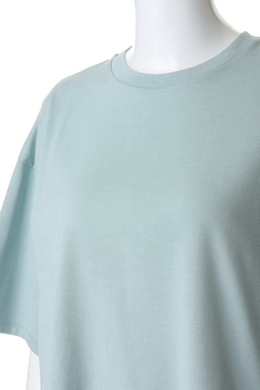 【グラフペーパー/Graphpaper】のTri Spun Cotton Crew Neck Tee 人気、トレンドファッション・服の通販 founy(ファニー) 　ファッション　Fashion　レディースファッション　Fashion for Women　トップス・カットソー　Cut & Sew Tops　シャツ・ブラウス・オフィスカジュアル　Elegant Blouses & Button-Ups　ロングTシャツ・Tシャツ　Longline T-Shirts & Tees　カットソー・ベーシックTシャツ　Cut-and-Sewn Tops / Stretch Tees & Basics　ショート　Short, Short Length　シンプル　Simple, Minimal　スリーブ　Sleeve, Long Sleeve / Short Sleeve　リラックス　Relax, Relaxed Fit　エレガント 上品　Elegant　other-5|ID: prp329100004904870 ipo3291000000036716031