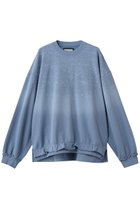 【メゾンスペシャル/MAISON SPECIAL】の【UNISEX】レーススプレーダイ クルーネックPO 人気、トレンドファッション・服の通販 founy(ファニー) ファッション Fashion レディースファッション Fashion for Women トップス・カットソー Cut & Sew Tops シャツ・ブラウス・オフィスカジュアル Elegant Blouses & Button-Ups レディースパーカー・カジュアルフーディー Casual Hoodies & Sweatshirts ロングTシャツ・Tシャツ Longline T-Shirts & Tees スウェット・クルーネックトップス Sweatshirts & Crewnecks / Relaxed Fit Sweat Tops カットソー・ベーシックTシャツ Cut-and-Sewn Tops / Stretch Tees & Basics ユニセックス Unisex, Genderless グラデーション Gradient, Ombre ショルダー Shoulder, Shoulder Strap スリット Slit, Slit Detail ドロップ Drop Shoulder, Dropped Style レース Lace, Lace Fabric 無地 Plain, Solid Color thumbnail L.BLU(ライトブルー)|ID: prp329100004904871 ipo3291000000036716034