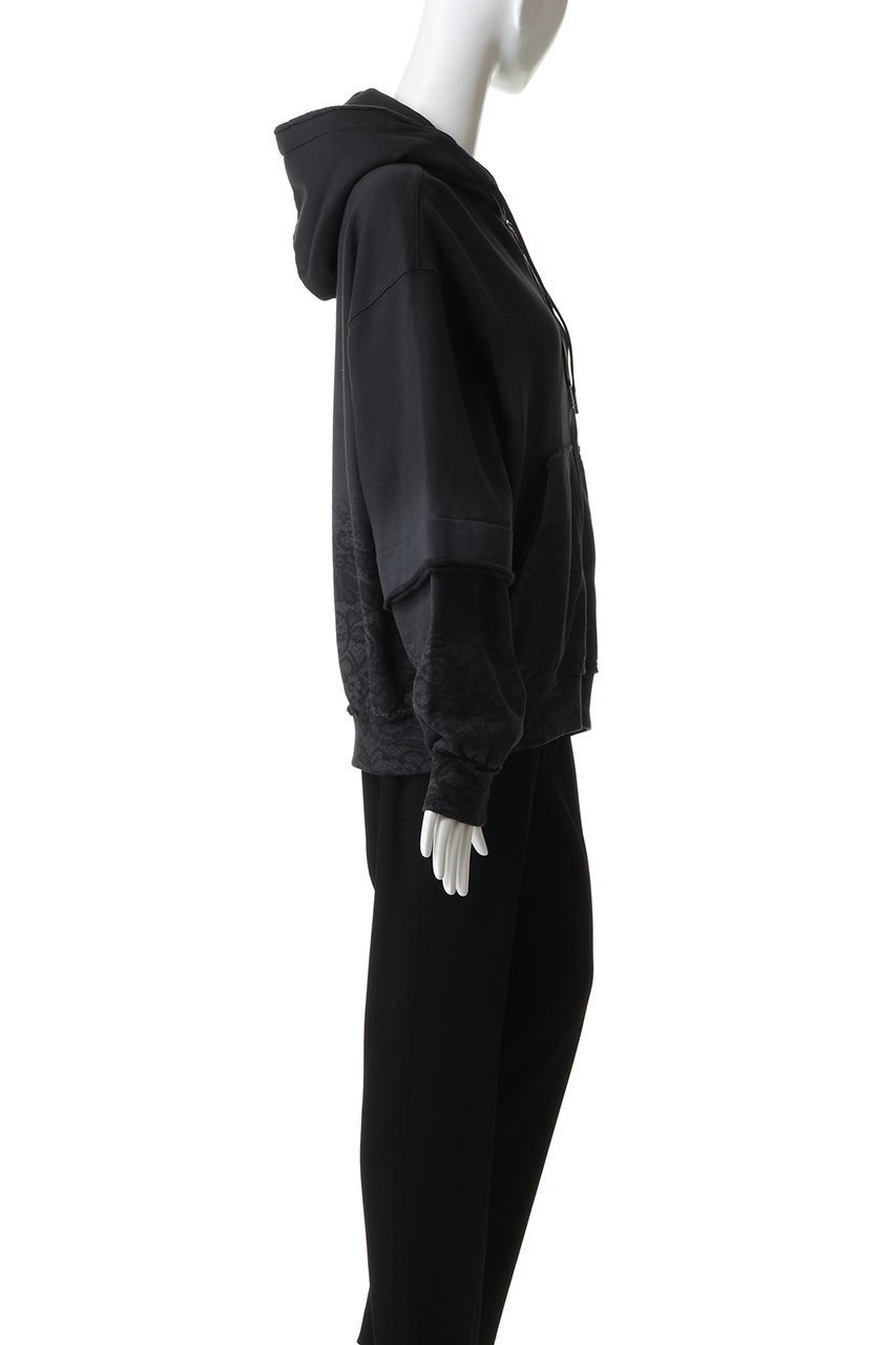 【メゾンスペシャル/MAISON SPECIAL】の【UNISEX】レーススプレーダイ ZIPパーカー 人気、トレンドファッション・服の通販 founy(ファニー) 　ファッション　Fashion　レディースファッション　Fashion for Women　トップス・カットソー　Cut & Sew Tops　シャツ・ブラウス・オフィスカジュアル　Elegant Blouses & Button-Ups　レディースパーカー・カジュアルフーディー　Casual Hoodies & Sweatshirts　ロングTシャツ・Tシャツ　Longline T-Shirts & Tees　スウェット・クルーネックトップス　Sweatshirts & Crewnecks / Relaxed Fit Sweat Tops　カットソー・ベーシックTシャツ　Cut-and-Sewn Tops / Stretch Tees & Basics　ユニセックス　Unisex, Genderless　グラデーション　Gradient, Ombre　ショルダー　Shoulder, Shoulder Strap　ドロップ　Drop Shoulder, Dropped Style　パーカー　Hoodie, Parka　ボトム　Bottoms, Lower Wear　レース　Lace, Lace Fabric　無地　Plain, Solid Color　other-3|ID: prp329100004904872 ipo3291000000036746893