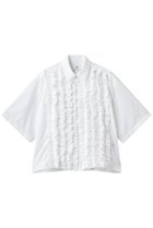 【その他のブランド/Other】のギャザーフリルブラウス 人気、トレンドファッション・服の通販 founy(ファニー) ファッション Fashion レディースファッション Fashion for Women トップス・カットソー Cut & Sew Tops シャツ・ブラウス・オフィスカジュアル Elegant Blouses & Button-Ups インナー Innerwear ギャザー Gathered, Ruffled ショート Short, Short Length シンプル Simple, Minimal ジャケット Jacket, Outerwear スラックス Slacks, Dress Pants スリーブ Sleeve, Long Sleeve / Short Sleeve デニム Denim, Jeans Material フリル Frill, Ruffle ブロード Broadcloth, Fine Cotton ボトム Bottoms, Lower Wear エレガント 上品 Elegant thumbnail ホワイト|ID: prp329100004904881 ipo3291000000036716187