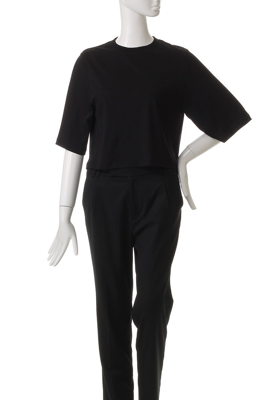 【スリー ドッツ/three dots】のミルキージャージー ミニTシャツ 人気、トレンドファッション・服の通販 founy(ファニー) 　ファッション　Fashion　レディースファッション　Fashion for Women　トップス・カットソー　Cut & Sew Tops　シャツ・ブラウス・オフィスカジュアル　Elegant Blouses & Button-Ups　ロングTシャツ・Tシャツ　Longline T-Shirts & Tees　カットソー・ベーシックTシャツ　Cut-and-Sewn Tops / Stretch Tees & Basics　なめらか　Smooth, Silky Texture　ショート　Short, Short Length　スリーブ　Sleeve, Long Sleeve / Short Sleeve　ハーフ　Half, Half-Length　other-2|ID: prp329100004904886 ipo3291000000036746925