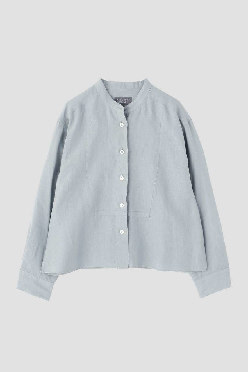 【マーガレットハウエル/MARGARET HOWELL】のSHIRTING LINEN SHIRT 人気、トレンドファッション・服の通販 founy(ファニー) 　ファッション　Fashion　レディースファッション　Fashion for Women　トップス・カットソー　Cut & Sew Tops　シャツ・ブラウス・オフィスカジュアル　Elegant Blouses & Button-Ups　カッティング　Cutting Detail　クラシック　Classic, Timeless Style　ストレート　Straight, Straight Cut　スリーブ　Sleeve, Long Sleeve / Short Sleeve　バランス　Balance, Style Balance　フロント　Front, Front Design　ヘムライン　Hemline, Bottom Cut　マーガレット　Marguerite, Daisy Pattern　リネン　Linen, Linen Fabric　ロング　Long, Long-Length　エレガント 上品　Elegant　夏　Summer　春　Spring　S/S・春夏　SS, Spring/Summer, Warm Season　羽織　Haori, Light Jacket　other-4|ID: prp329100004904891 ipo3291000000036716413