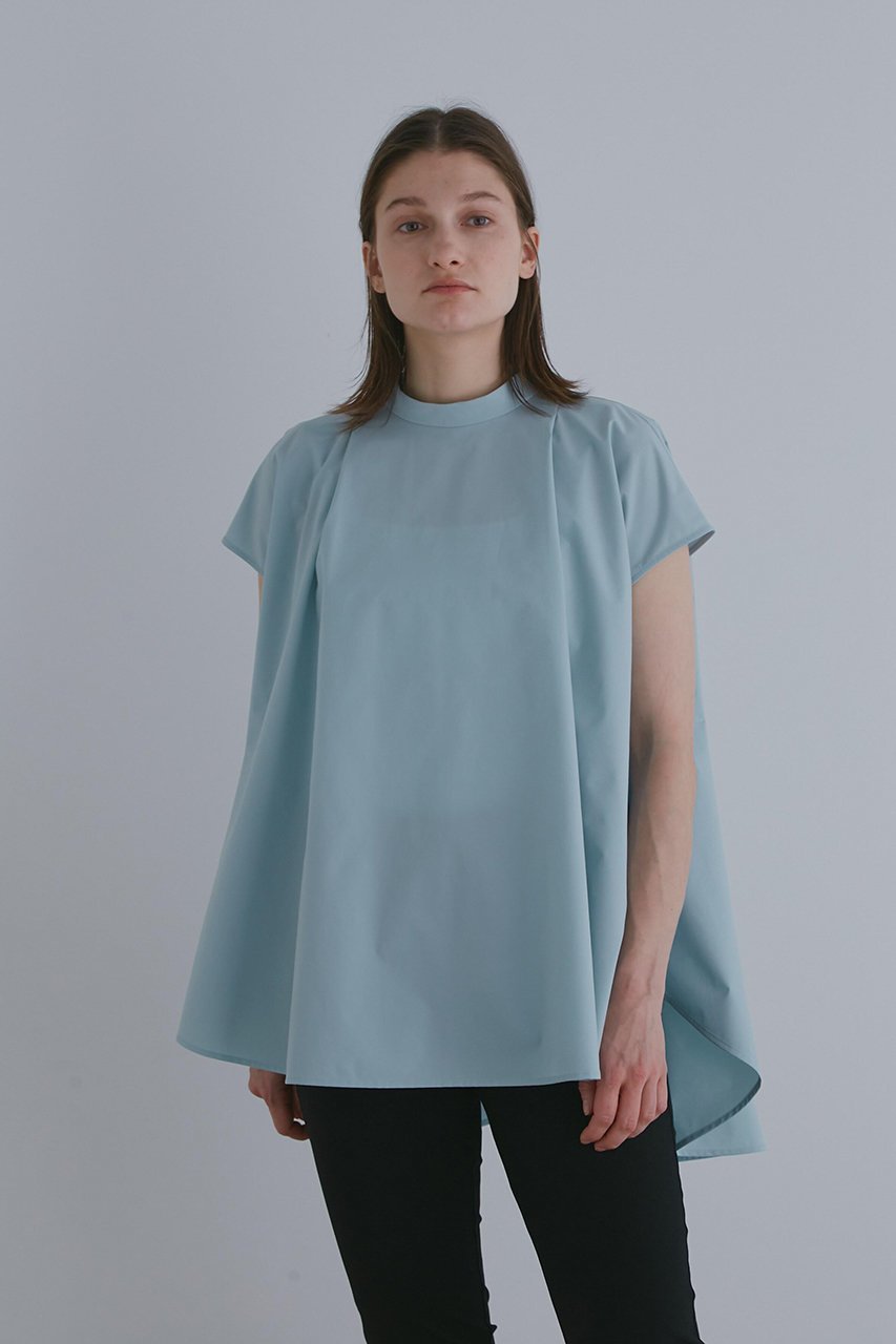 【ル フィル/LE PHIL】の《LE PHIL》SOLOTEX ノースリーブブラウス インテリア・キッズ・メンズ・レディースファッション・服の通販 founy(ファニー) 　ファッション　Fashion　レディースファッション　Fashion for Women　トップス・カットソー　Cut & Sew Tops　キャミソール&ノースリーブ　Camisoles & Sleeveless Tops　シャツ・ブラウス・オフィスカジュアル　Elegant Blouses & Button-Ups　ショート　Short, Short Length　スタンド　Stand Collar, Upright Stand　スリーブ　Sleeve, Long Sleeve / Short Sleeve　ノースリーブ　Sleeveless, No-Sleeve　バランス　Balance, Style Balance　ライトグリーン|ID: prp329100004904901 ipo3291000000036716511