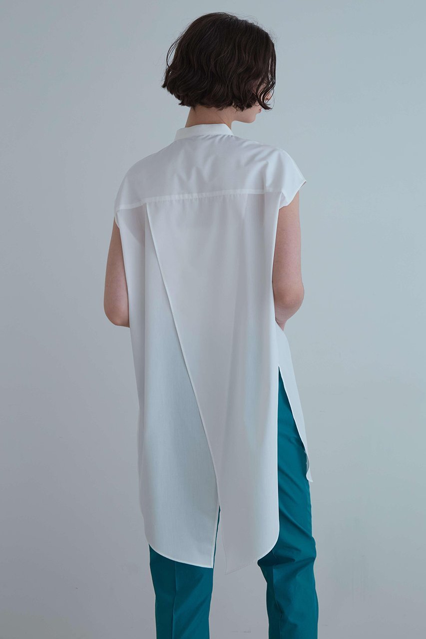 【ル フィル/LE PHIL】のライトタイプライターロングシャツ 人気、トレンドファッション・服の通販 founy(ファニー) 　ファッション　Fashion　レディースファッション　Fashion for Women　トップス・カットソー　Cut & Sew Tops　キャミソール&ノースリーブ　Camisoles & Sleeveless Tops　シャツ・ブラウス・オフィスカジュアル　Elegant Blouses & Button-Ups　グログラン　Grosgrain, Grosgrain Ribbon　スタンダード　Standard, Basic　ノースリーブ　Sleeveless, No-Sleeve　リラックス　Relax, Relaxed Fit　ロング　Long, Long-Length　other-5|ID: prp329100004904907 ipo3291000000036716567