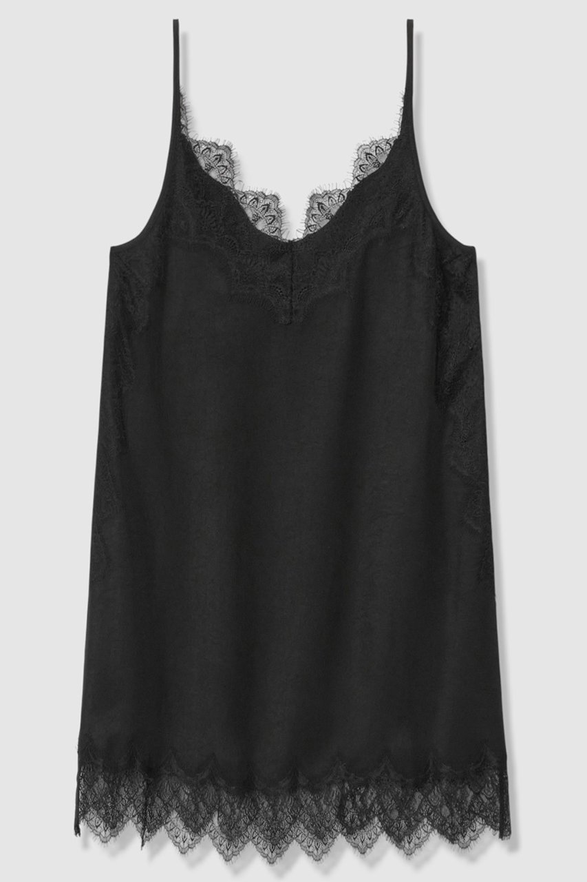 【アルアバイル/allureville】のレースキャミ インテリア・キッズ・メンズ・レディースファッション・服の通販 founy(ファニー) 　ファッション　Fashion　レディースファッション　Fashion for Women　トップス・カットソー　Cut & Sew Tops　キャミソール&ノースリーブ　Camisoles & Sleeveless Tops　シャツ・ブラウス・オフィスカジュアル　Elegant Blouses & Button-Ups　おすすめ　Recommended / Our Picks　インナー　Innerwear　キャミ　Camisole, Cami Top　キャミソール　Camisole, Spaghetti Strap Top　シンプル　Simple, Minimal　ジャケット　Jacket, Outerwear　タンク　Tank Top, Sleeveless Top　ノースリーブ　Sleeveless, No-Sleeve　リュクス　Luxury, Elegant, High-End, Chic　レース　Lace, Lace Fabric　ブラック|ID: prp329100004904909 ipo3291000000036716584